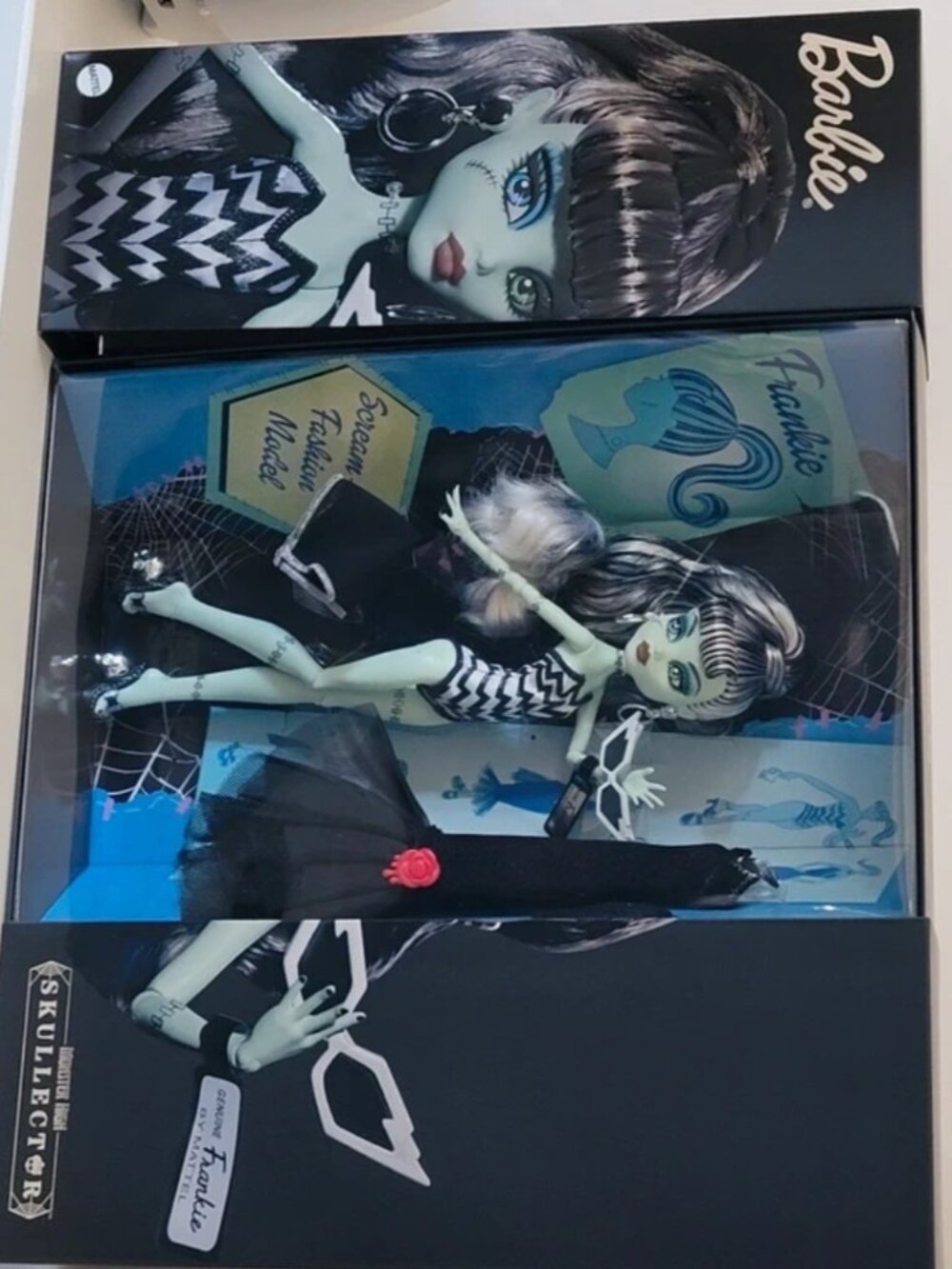 Monster High Frankie Stein Barbie 80th Anniversary Doll